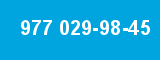 977 029-98-45 977 029-98-45